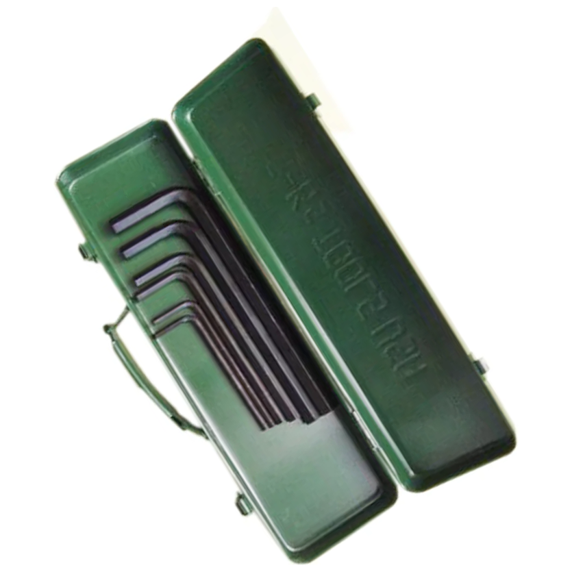 S-Ks Extra Long Arm Hex Allen Wrench Set with Metal Case (Black Finish) | SKS by KHM Megatools Corp. S-Ks Extra Long Arm Hex Allen Wrench Set with Metal Case (Black Finish) | SKS by KHM Megatools Corp.